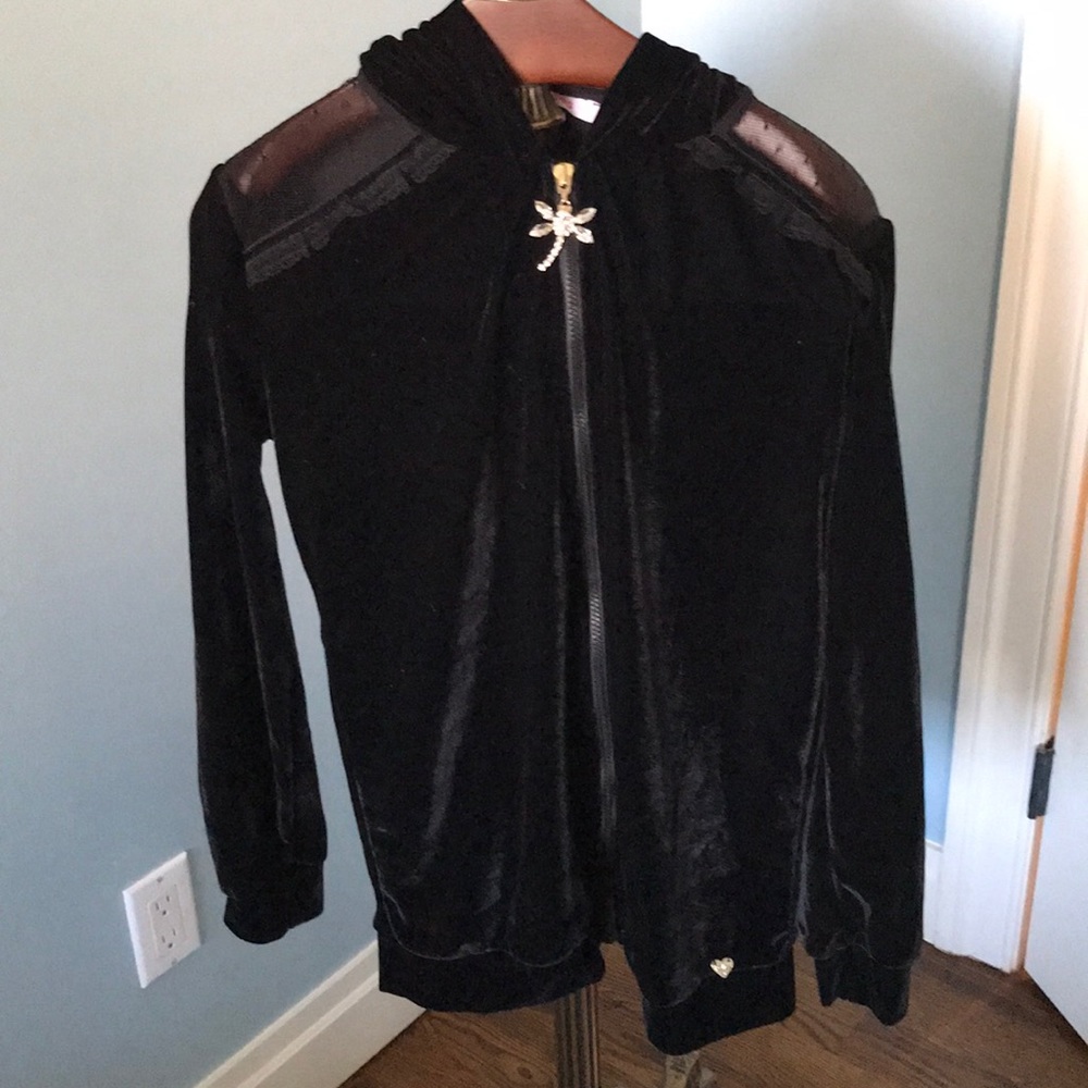 Velour hoodie